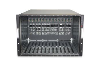 SBE-714E-R48 Blade Chassis; 7U, 14u, 4x1620W [Up to 2 management modules, Gigabit Ethernet switches]