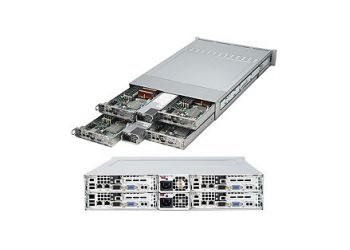 SM AS-2021TM-BTRF, 2U, 4x(2xOpteron, Up to 64GB DDR2 800 Reg. ECC, 2x1G LAN, PCI-Ex16 LP, 3x3.5
